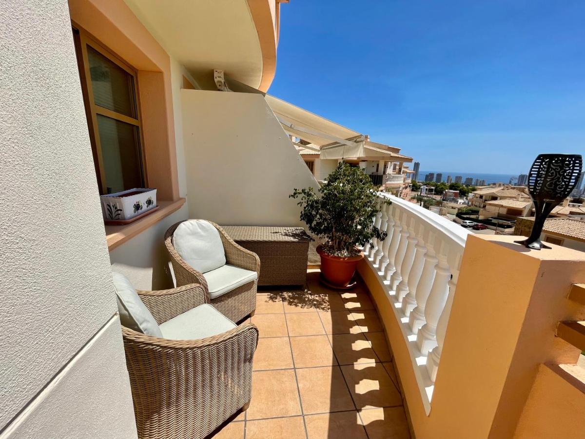 Modern 2-Floor Penthouse With Sea Views - Sleeps 7 Daire Finestrat Dış mekan fotoğraf