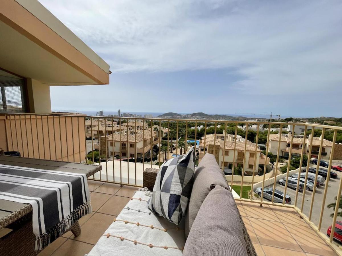 Modern 2-Floor Penthouse With Sea Views - Sleeps 7 Daire Finestrat Dış mekan fotoğraf